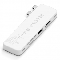 USB Hub Satechi Snap 6 in 1 для MacBook Neo Silver (ST-HUSNS) thumbnav 3