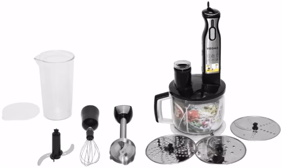 Blender Vegas VHB1222NS, 600 ml, 1000 W, 2 trepte viteza, Negru 