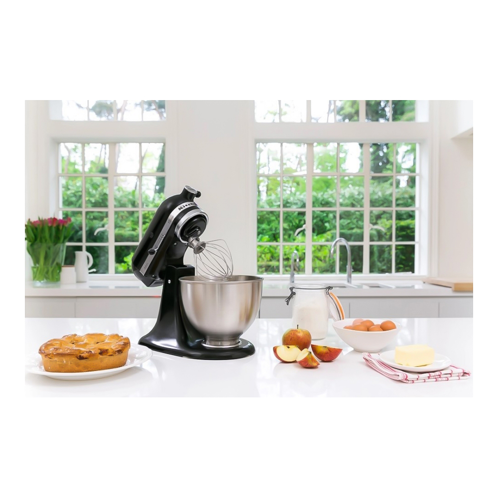Миксер Стационарный KitchenAid 5K45SSEOB / 10 скоростей / Черный photo 8