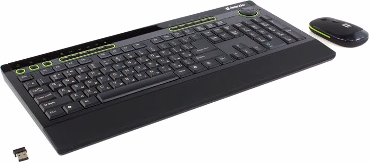 Keyboard+mouse Defender I-Space 875 Nano B 