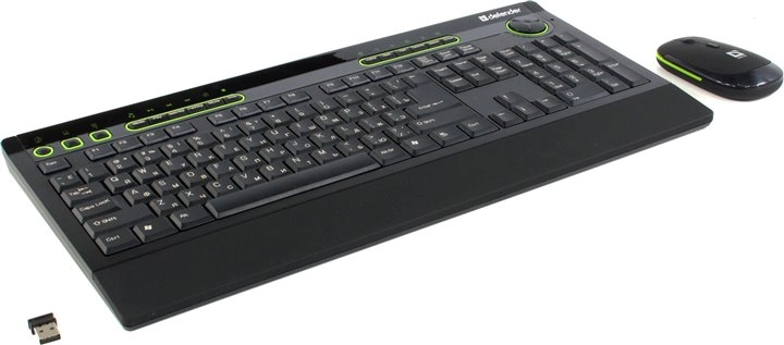 Keyboard+mouse Defender I-Space 875 Nano B