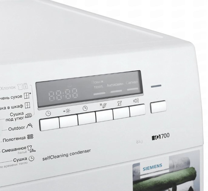 Сушильная машина Siemens WT66B211OE / кг / A / Белый photo 5
