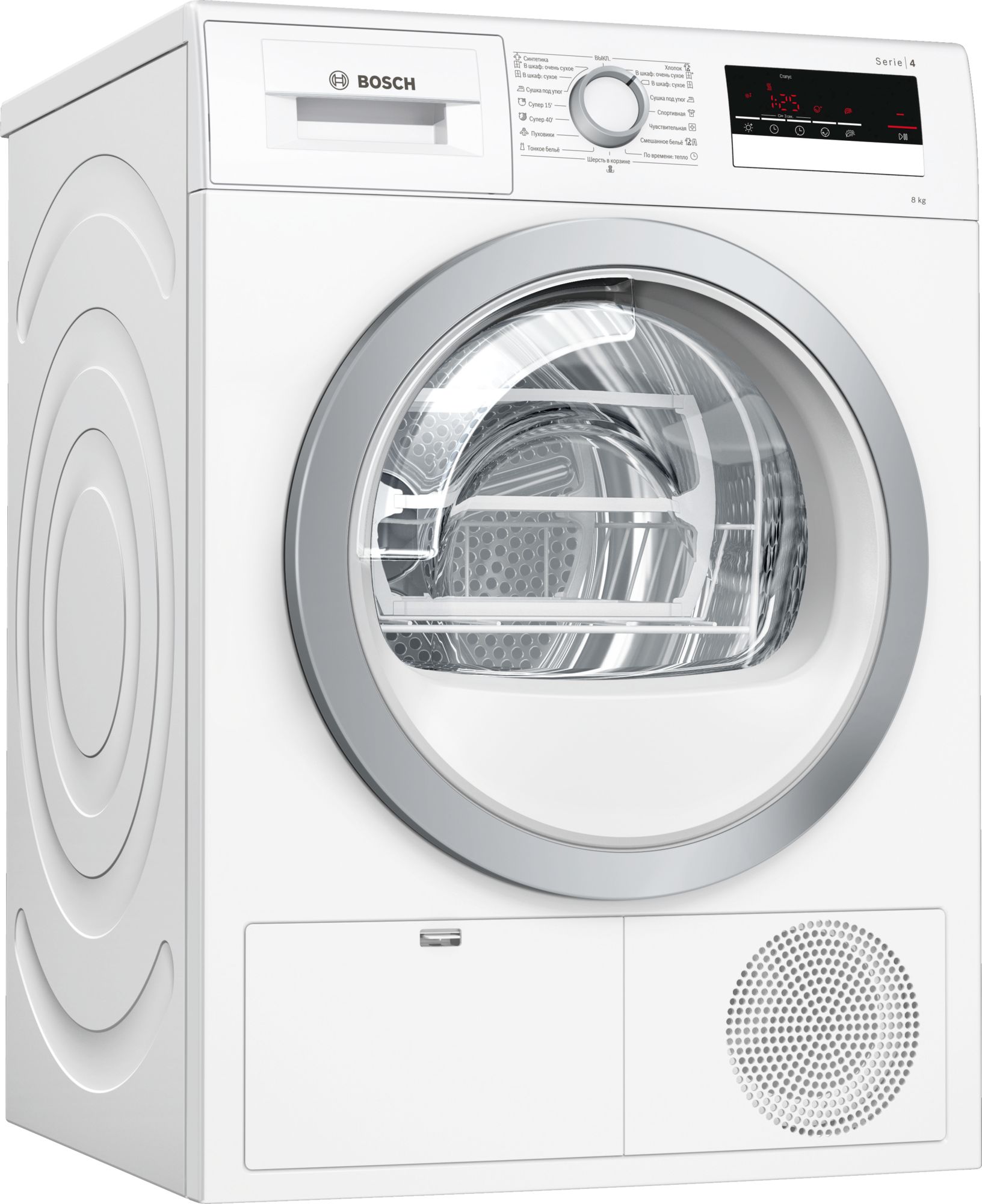 Сушильная машина Bosch WTM83261OE / 8 кг / / Белый photo 1 Сушильная машина Bosch WTM83261OE / 8 кг / / Белый photo 1