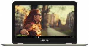 Laptop Asus ZenBook Flip UX360CA-C4121T, Core M5, 8 GB GB, DOS, Argintiu thumbnav 1