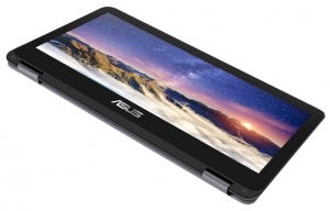 Laptop Asus ZenBook Flip UX360CA-C4121T, Core M5, 8 GB GB, DOS, Argintiu thumbnav 3