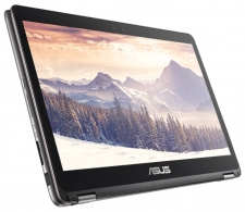 Laptop Asus ZenBook Flip UX360CA-C4121T, Core M5, 8 GB GB, DOS, Argintiu thumbnav 5