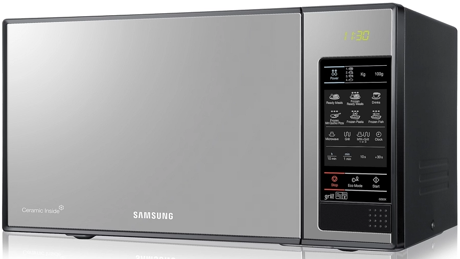 Микроволновая печь с грилем Samsung GE83XBOL, 23 л, 800 Вт, 1150 Вт, Серебристый