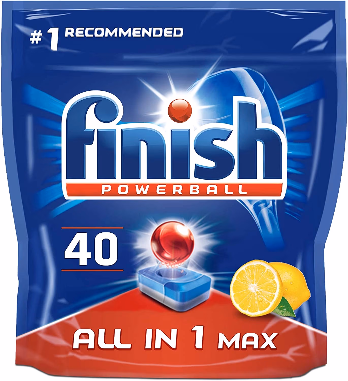 Таблетки для ПММ Finish All in One  40 tab Lemon