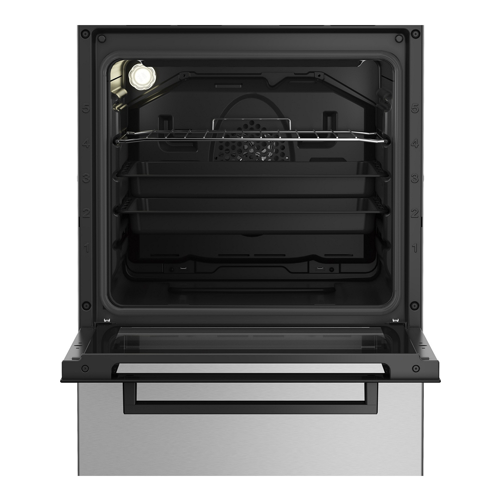 Газовая плита Beko FSMT52320DXON / 4 конфорок / 50 см / Нержавеющая сталь photo 3