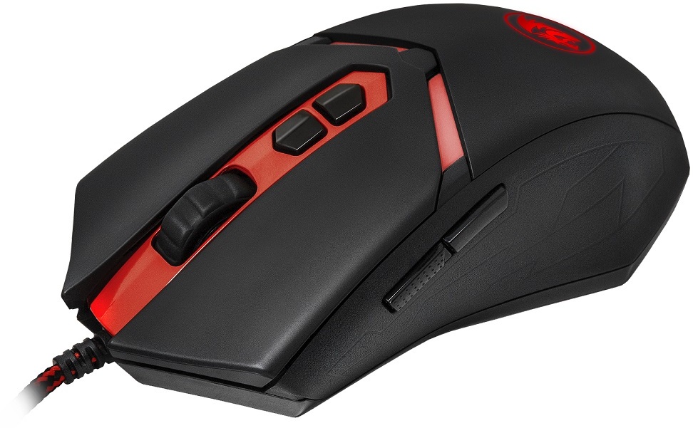 Mouse cu fir ReDragon Nemeanlion Negru cu rosu / Optic / Negru cu rosu photo 2