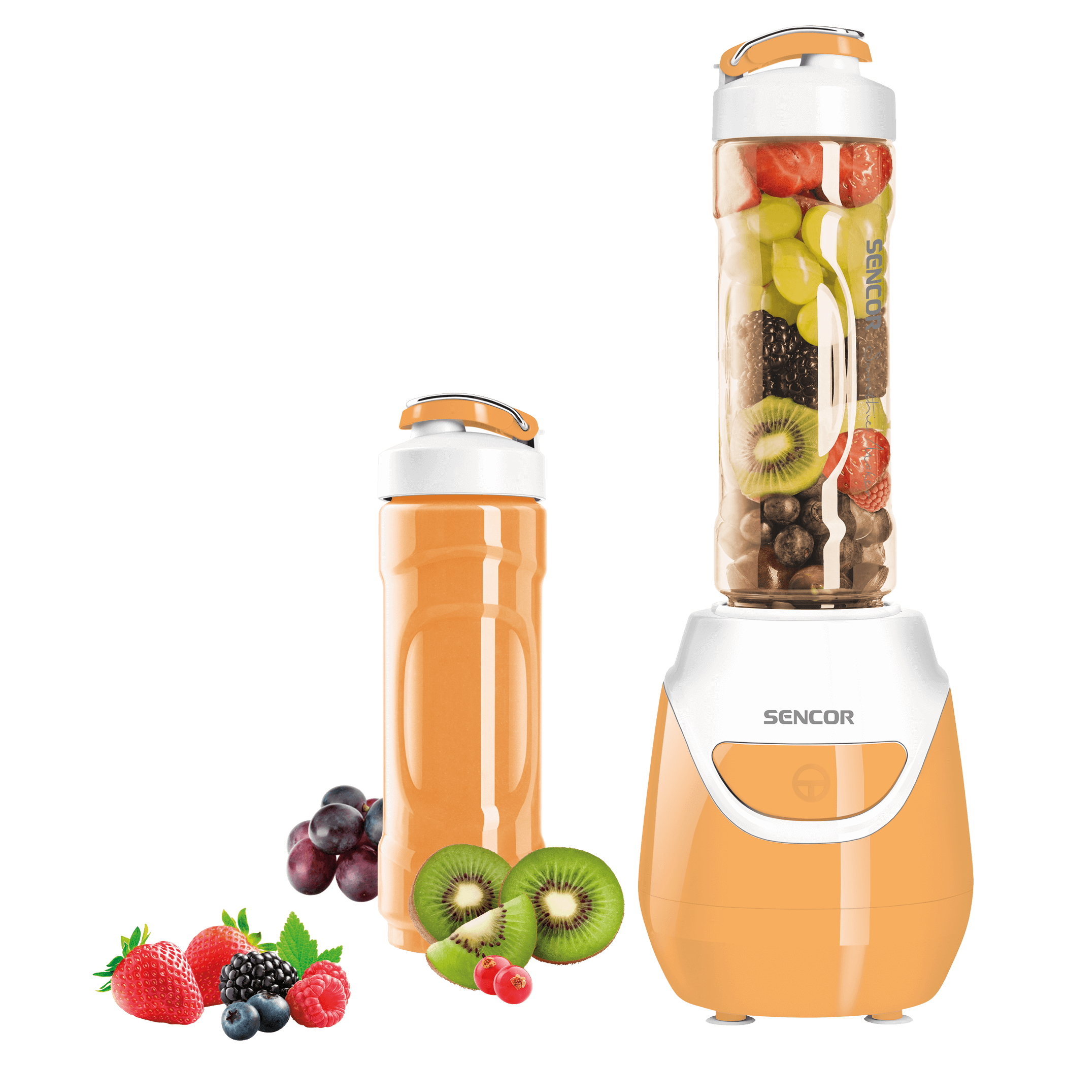 Blender pentru smoothie Sencor SBL 3203OR, 6 W, Oranj photo 1