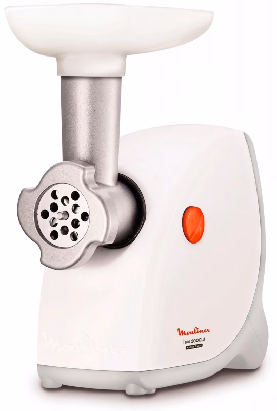 Tocator de carne Moulinex ME442T, 2.6 kg/min, 2000 W, Alb 