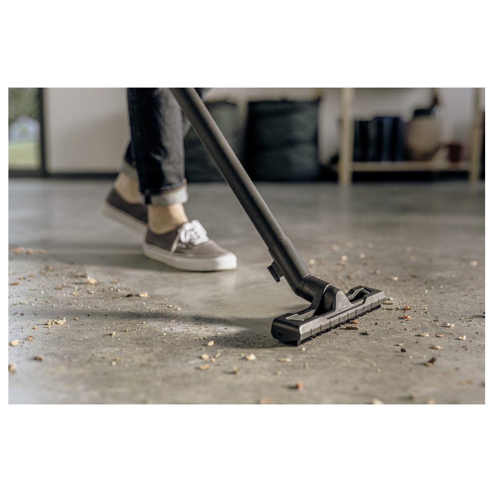 Пылесос с мешком и контейнером Karcher WD1CLASSIC+CADOU / 850Вт / Желтый с черным photo 5