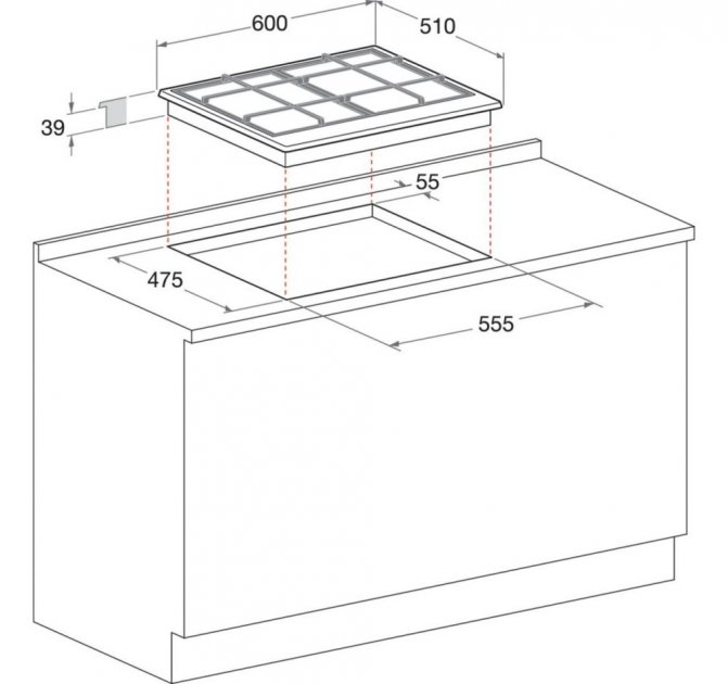 Встраиваемая  газовая панель Whirlpool GMT6422OW photo 4