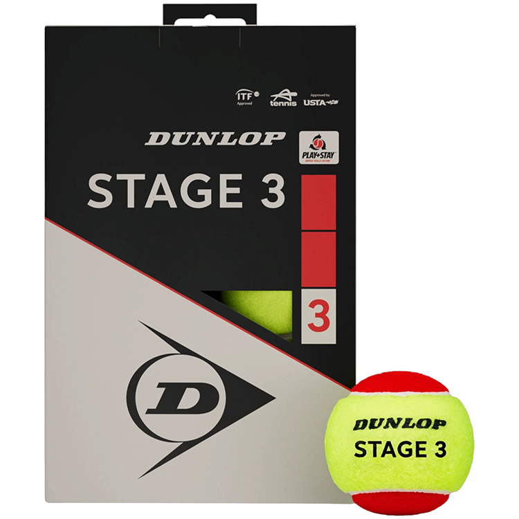 Set mingi pentru tenis 12 buc Dunlop STAGE 3 Red photo 1 Set mingi pentru tenis 12 buc Dunlop STAGE 3 Red photo 1