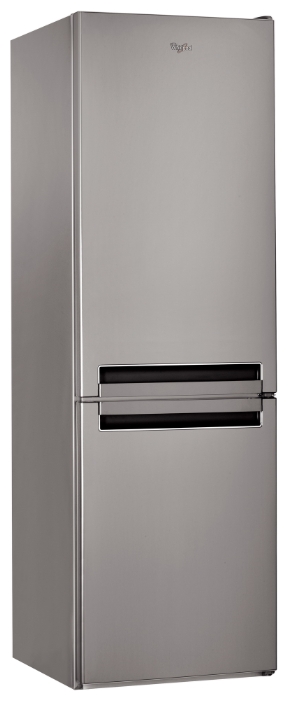 Frigider cu doua usi Whirlpool BLF8121OX / 339 l / 185 cm / A+ / Gri photo 1