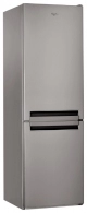 Холодильник с нижней морозильной камерой Whirlpool BLF8121OX, 339 л, 185 см, A+, Серебристый