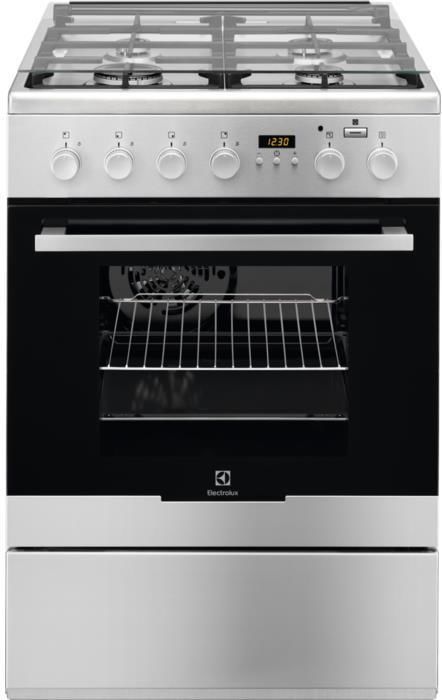 Газовая плита Electrolux EKK64982OX / 4 конфорок / 60 см / Нержавеющая сталь photo 1 Газовая плита Electrolux EKK64982OX / 4 конфорок / 60 см / Нержавеющая сталь photo 1