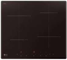 Встраиваемая индукционная панель LG HU641PH, 4 конфорок, Черный