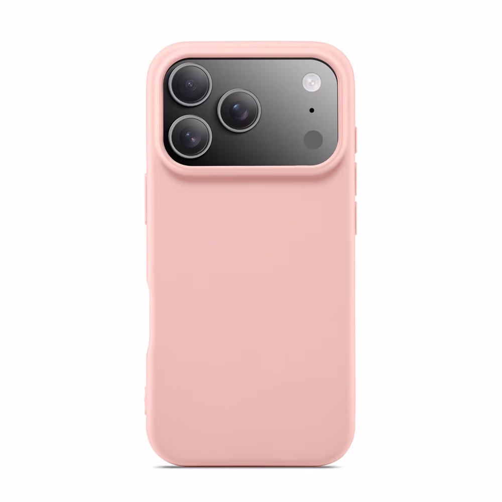 Чехол WOO Liquid Silicone iPhone 17 Pro Max, Pink