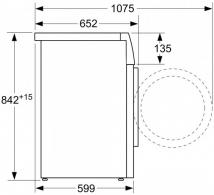 Masina de uscat rufe Bosch WQG241AKPL, 9 kg, A++ thumbnav 6