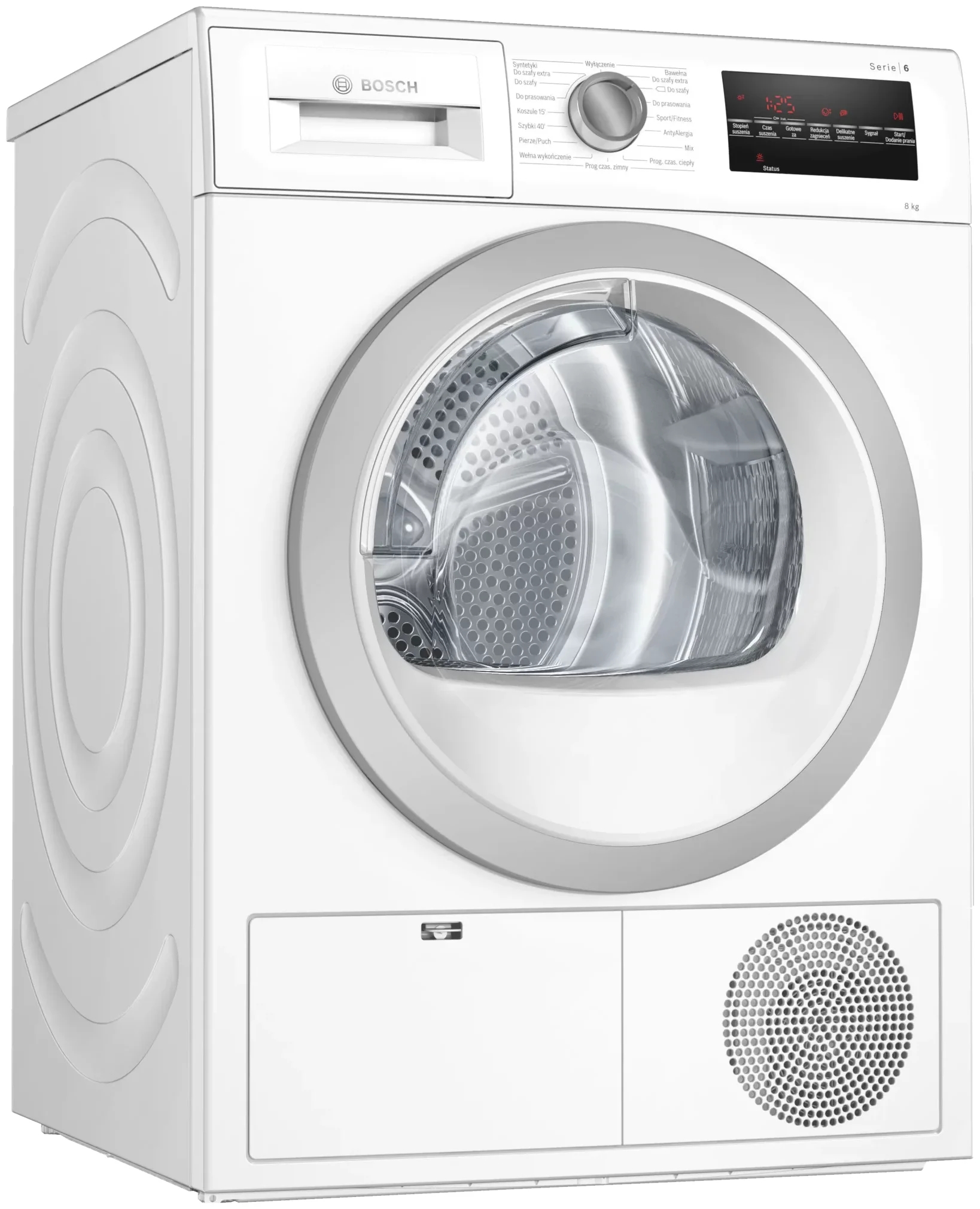 Сушильная машина Bosch WTG86401PL / 8 кг / A++ / Белый photo 1 Сушильная машина Bosch WTG86401PL / 8 кг / A++ / Белый photo 1