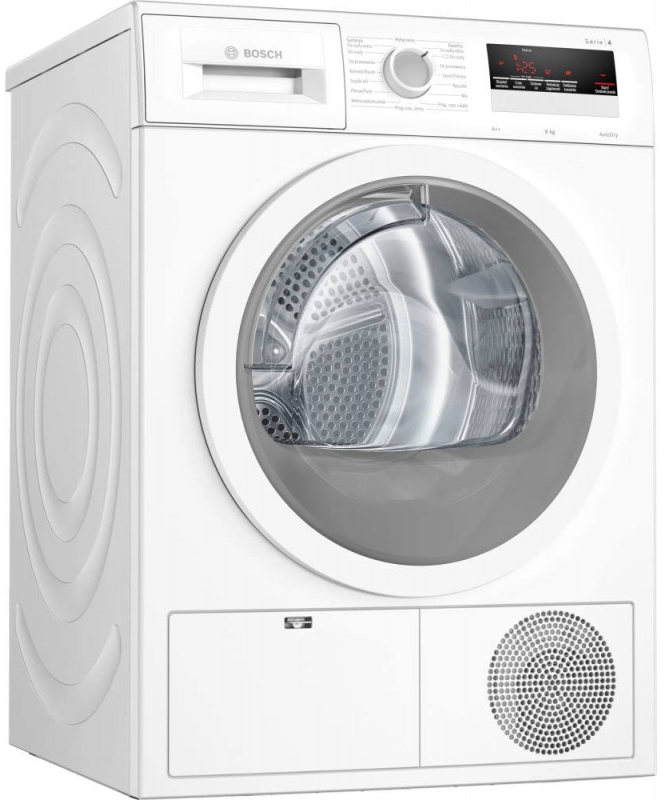 Сушильная машина Bosch WTH85V0MPL / 8 кг / A++ / Белый photo 1 Сушильная машина Bosch WTH85V0MPL / 8 кг / A++ / Белый photo 1