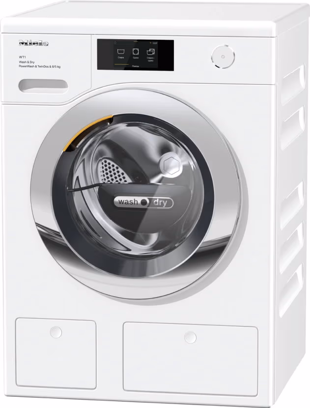 Masina de spalat cu uscator Miele WTR860WPM, 8 kg, 1600 rot/min, A, Alb