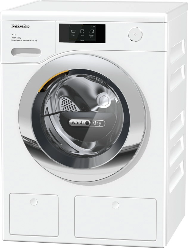 Cтирально-сушильная машина Miele WTR 860 WPM PWash & TDos, 8 кг, 1600 об/мин, A, Белый