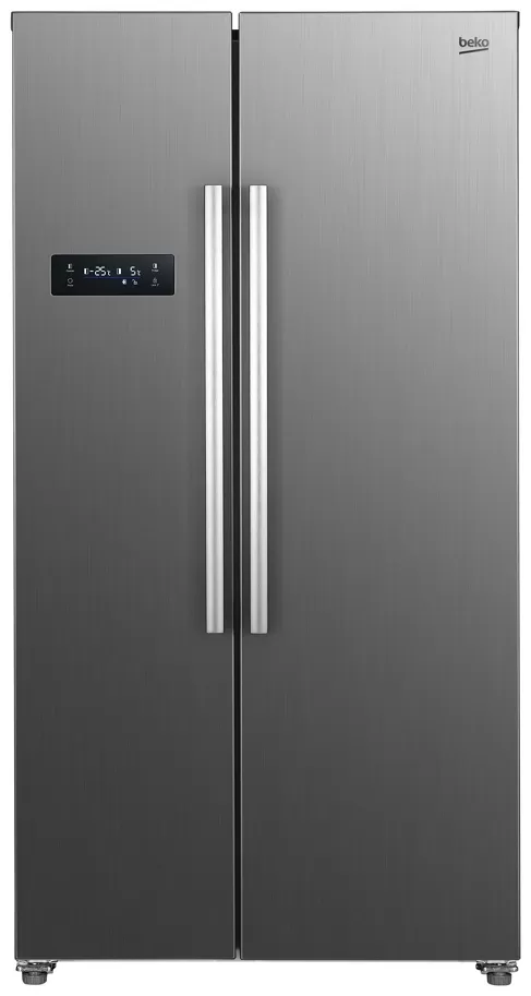 Холодильник Side-by-Side Beko GNO4331XPN, 442 л, 177 см, E, Серебристый