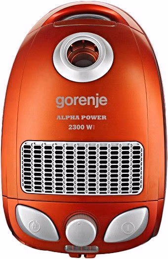 Пылесос с мешком Gorenje VCK 2322 APR, 2300 Вт, Красный 