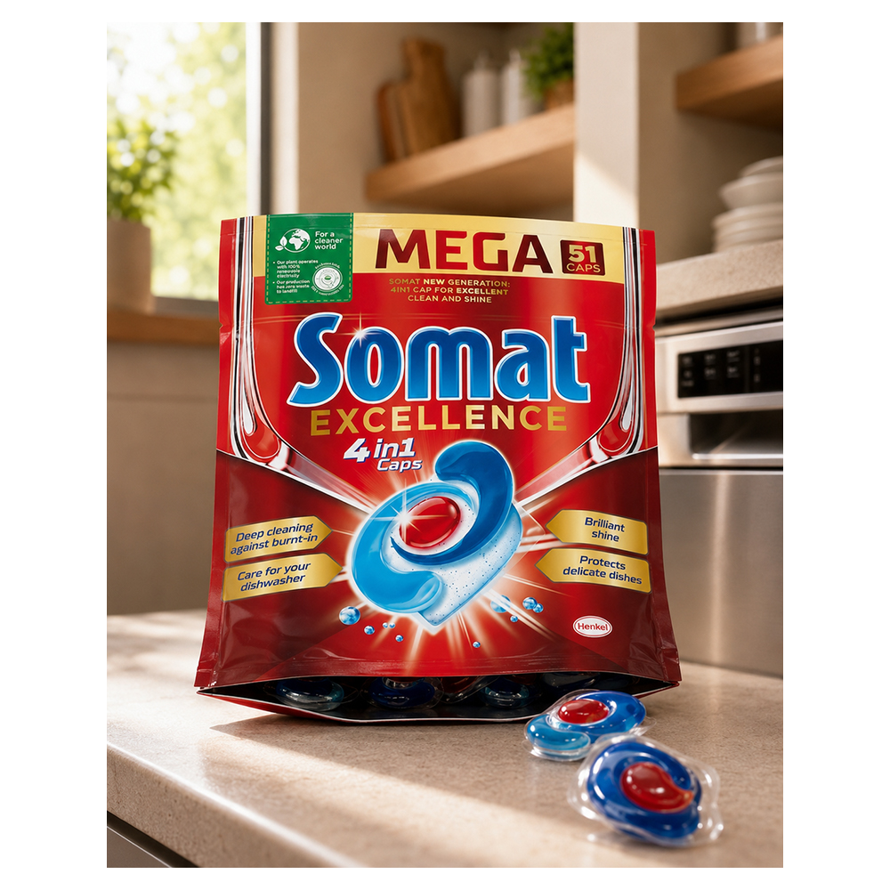 Таблетки для ПММ Somat Excellence51caps photo 6