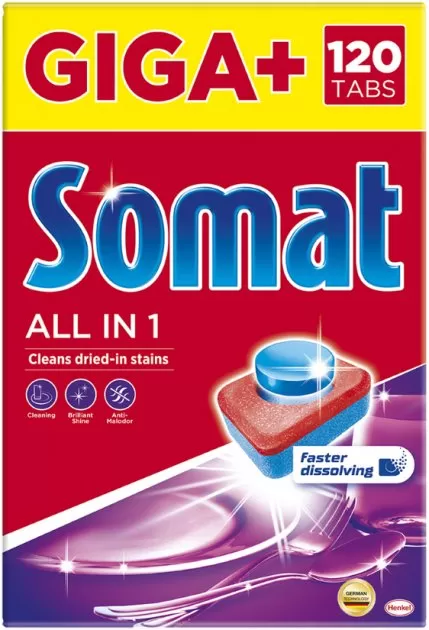 Таблетки для ПММ Somat somat120caps