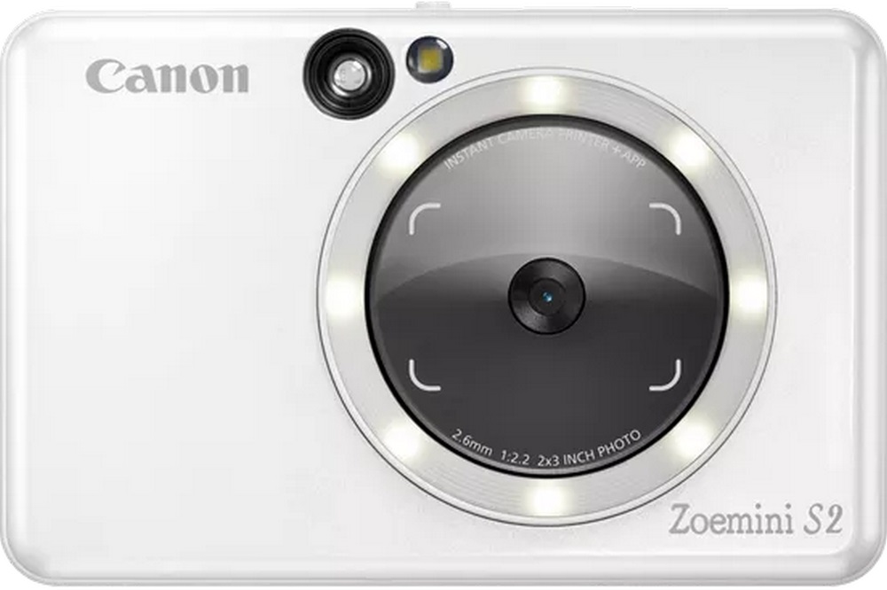 Фотокамера беззеркальная Canon ZOEMINI S2 Pearl White photo 1