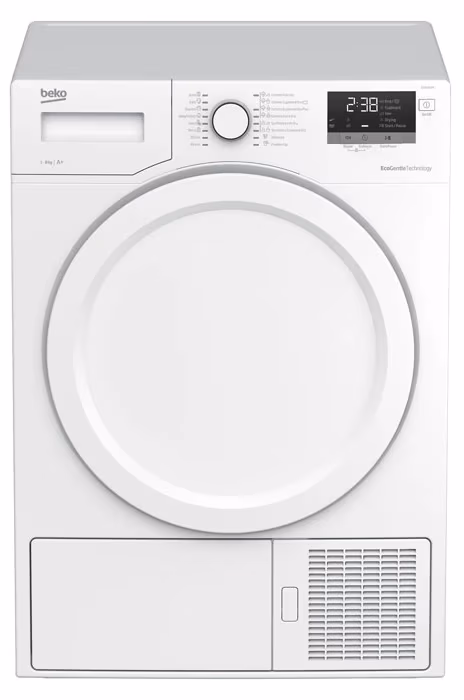 Masina de uscat rufe Beko DS8333PX, 8 kg, A+ 