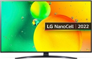Televizor LED NanoCell LG 43NANO766QA, 