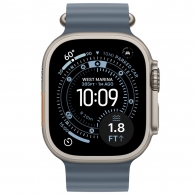 Ceas inteligent Apple Watch Ultra 3 GPS + Cellular 49mm Black Titanium Case with Black/Charcoal Trail Loop - S/M thumbnav 1