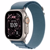 Смарт часы Apple Watch Ultra 3 GPS + Cellular 49mm Natural Titanium Case with Light Blue Alpine Loop - Small