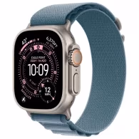 Смарт часы Apple Watch Ultra 3 GPS + Cellular 49mm Natural Titanium Case with Light Blue Alpine Loop - Medium