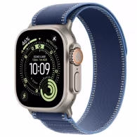 Смарт часы Apple Watch Ultra 3 GPS + Cellular 49mm Natural Titanium Case with Blue/Bright Blue Trail Loop - M/L