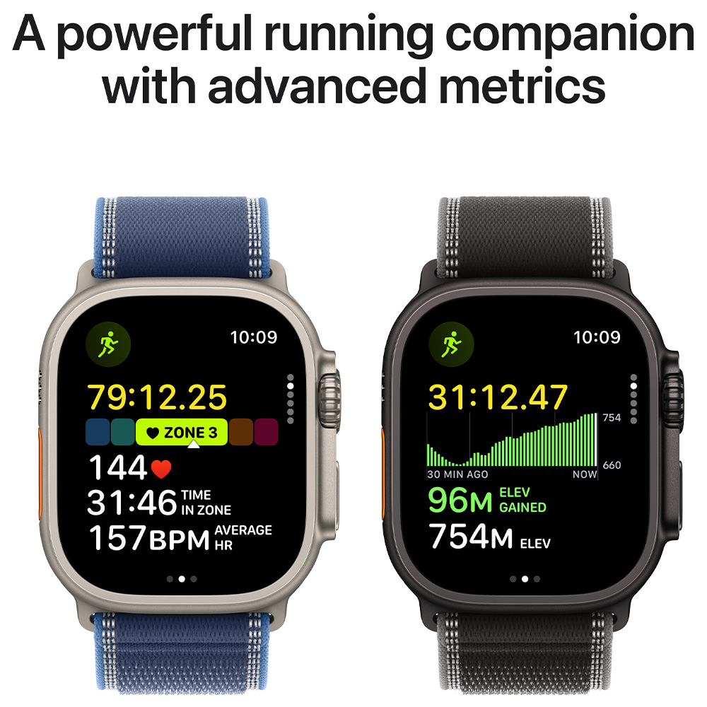 Ceas inteligent Apple Watch Ultra 3 GPS + Cellular 49mm Black Titanium Case with Black Titanium Milanese Loop - Large photo 4