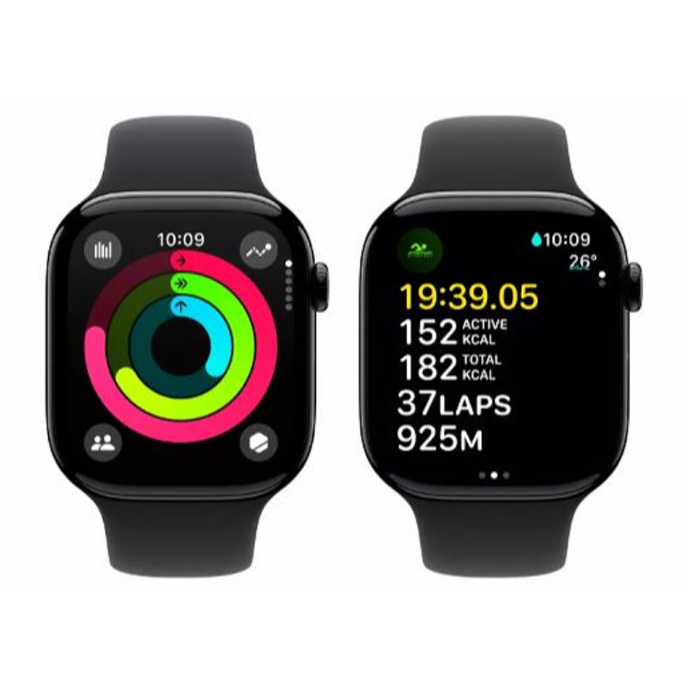Ceas inteligent Apple Watch 10 42mm Jet Black Aluminium Case (MWWE3QI) photo 5