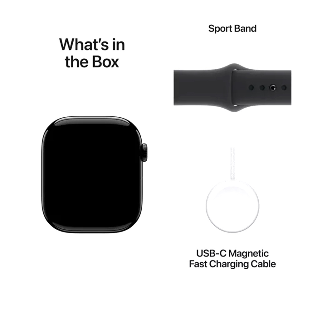 Smart watch Apple Watch 10 46mm Jet Black Aluminium Case (MWWR3QI) 1.96 photo 8