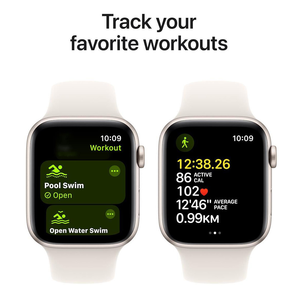 Смарт часы Apple Watch SE (2024) GPS 40 mm Starlight 1 GB 1.57 photo 6