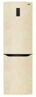 Холодильник с нижней морозильной камерой LG GAB379SEQL, 271 л, 173.7 см, A+, Бежевый