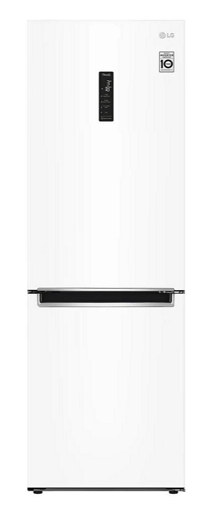 Frigider cu doua usi LG GAB459MQQM / 341 l / 186 cm / A++ / Alb photo 1