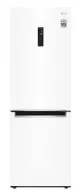 Холодильник с нижней морозильной камерой LG GAB459MQQM, 341 л, 186 см, A++, Белый