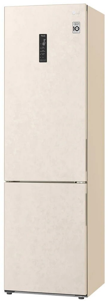 Frigider cu doua usi LG GAB509CEQM / 384 l / 203 cm / A++ / Bej photo 4