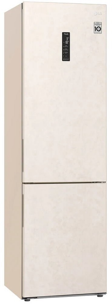 Frigider cu doua usi LG GAB509CEQM / 384 l / 203 cm / A++ / Bej photo 6