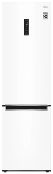 Frigider cu doua usi LG GAB509MVQM / 384 l / 203 cm / A++ / Alb photo 1